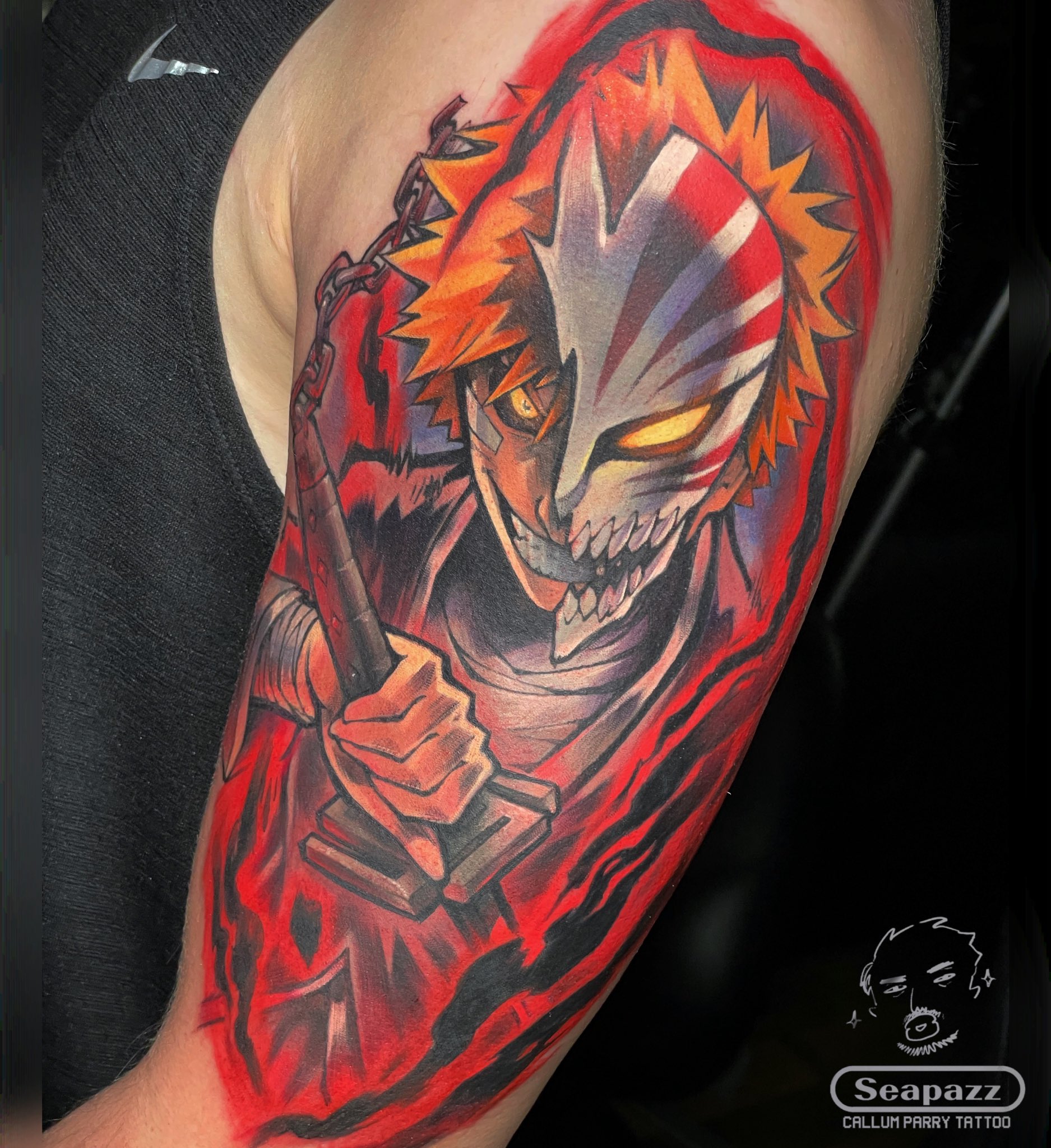 Jose Pablo Centeno on Instagram Kurosaki IchigoHollow Vasto Lorde   Bleach Espacios disponibles  si quisieras tatuarte conmigo hablemos por  DM  bleach