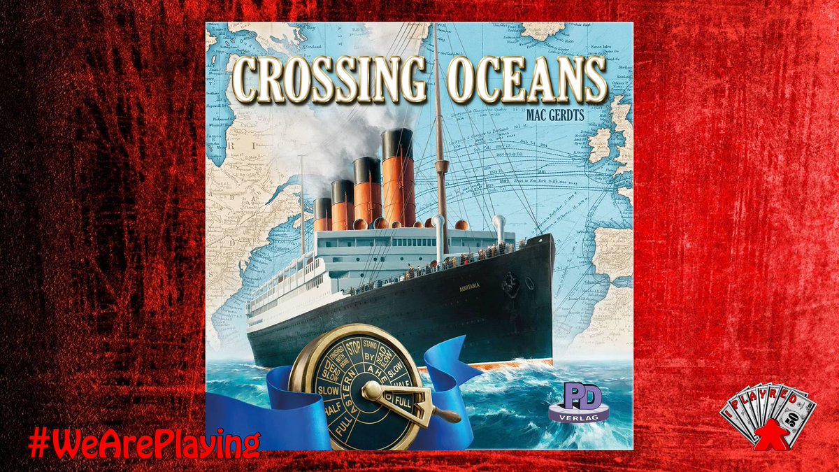 IPlayRedGaming's tweet photo. Played #CrossingOceans by PD-Verlag #TabletopGaming #Boardgames #WeArePlaying #IPlayRed https://t.co/pJzt5eoR6w
