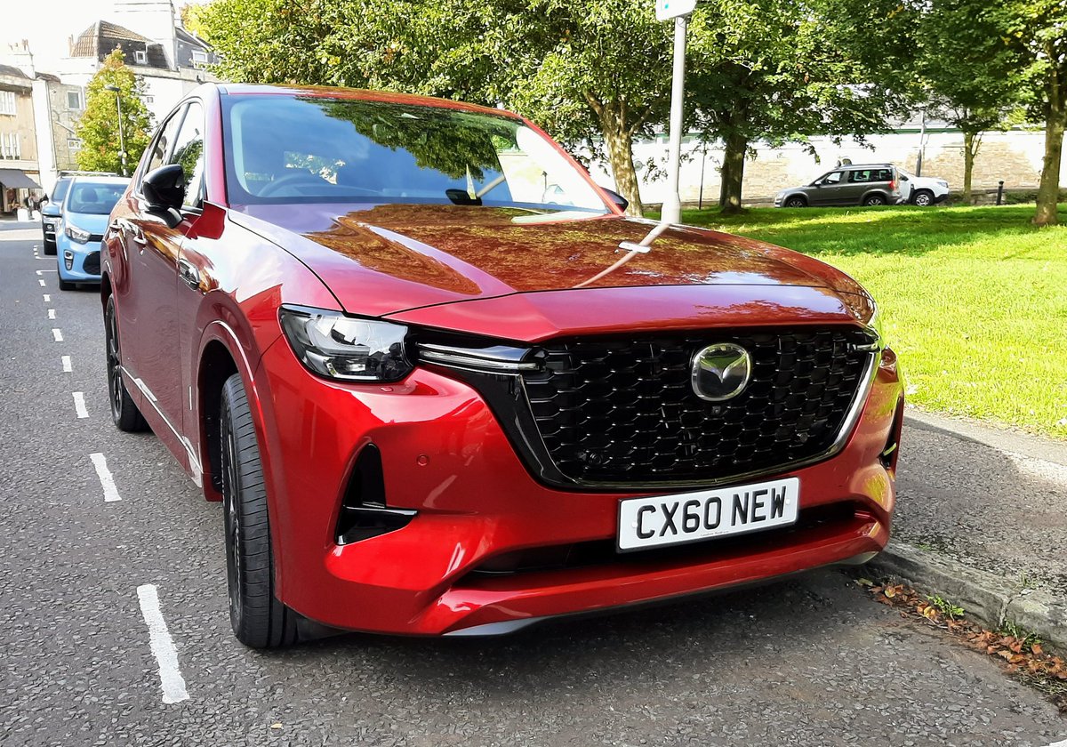 Spotted this new Mazda CX-60 in Bath earlier. Perfect plate. <a href="/LansdownMazda/">Lansdown Mazda</a> ?