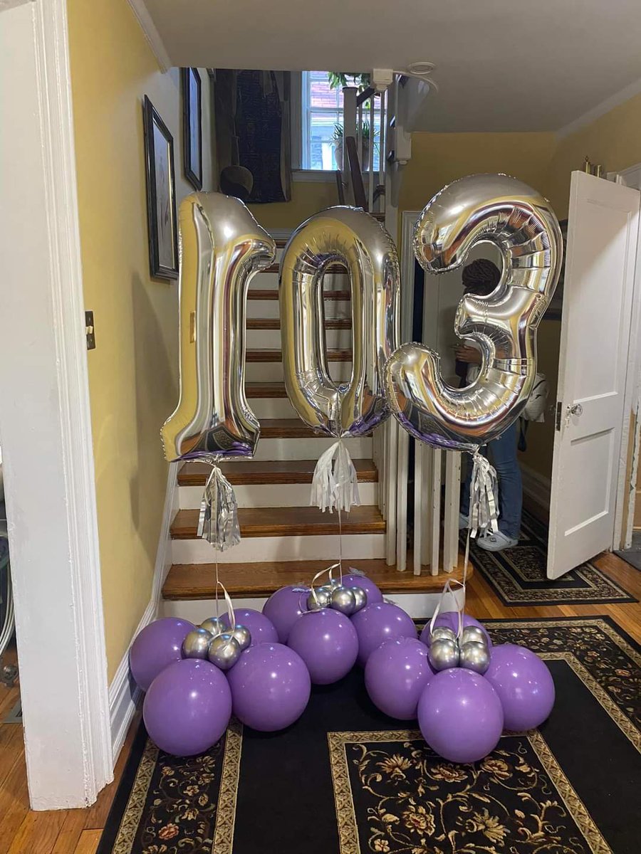 TaraMT3's tweet photo. Celebrating my mommom as she turns 103.
Such a blessing https://t.co/qc1gQN2hgP