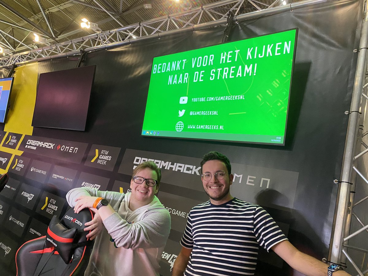 Vandaag mogen livestreamen vanaf Dreamhack Rotterdam! Was te gek! Thanks voor de gastvrijheid <a href="/RTMgamesweek/">RTM Games Week</a> 

(Met @ComboGameplay)