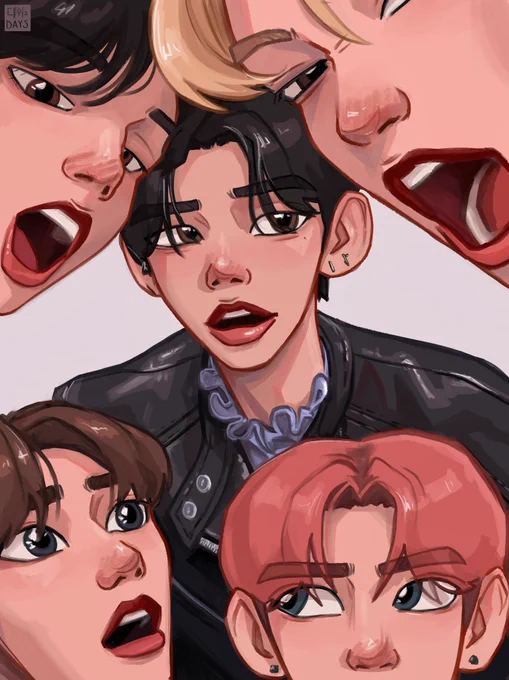this is my new favourite txt photo #TXT #TOMORROW_X_TOGETHER #TXTfanart 