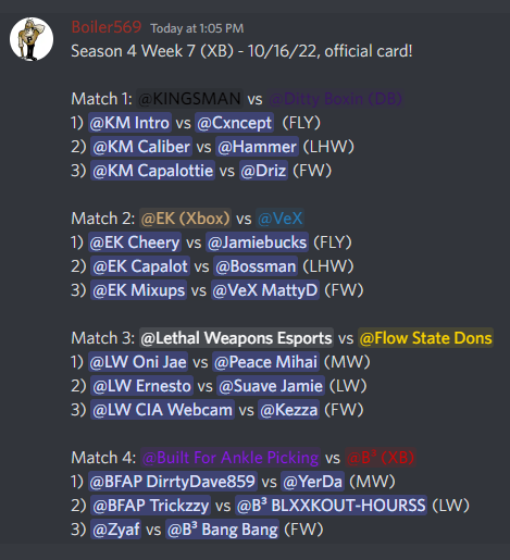 Fresh Off The Press .... what a sick card!!!

Less than 2 hours <a href="/ESFLGaming/">ESFL</a> 

@THEB3BULLIES @intro_km <a href="/xxvHammervxxx/">Hammer(the ea ufc bad guy)</a> <a href="/Suave_Jamie/">Suave Jamie 🇮🇪</a> <a href="/KezzaLaa_/">jay</a> <a href="/petrm1hai/">peacemihai</a> <a href="/DirrtyDave859/">DirrtyDave859</a> <a href="/SwifttTricks/">BFAP Trickyswifts</a> <a href="/ZyafYT/">Zyaf</a> <a href="/YerDa312/">YerDa ⛰🦍</a> @BossmanUFC4