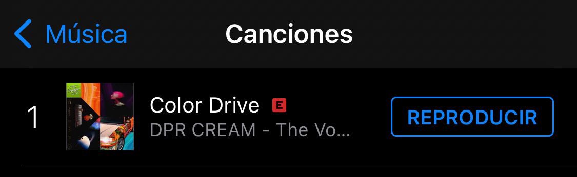 dprperu_'s tweet photo. Second day for #COLORDRIVE by #DPRCREAM at place #1 on iTunes Peru🥹🫶🏼 https://t.co/bOAOMPM8pt