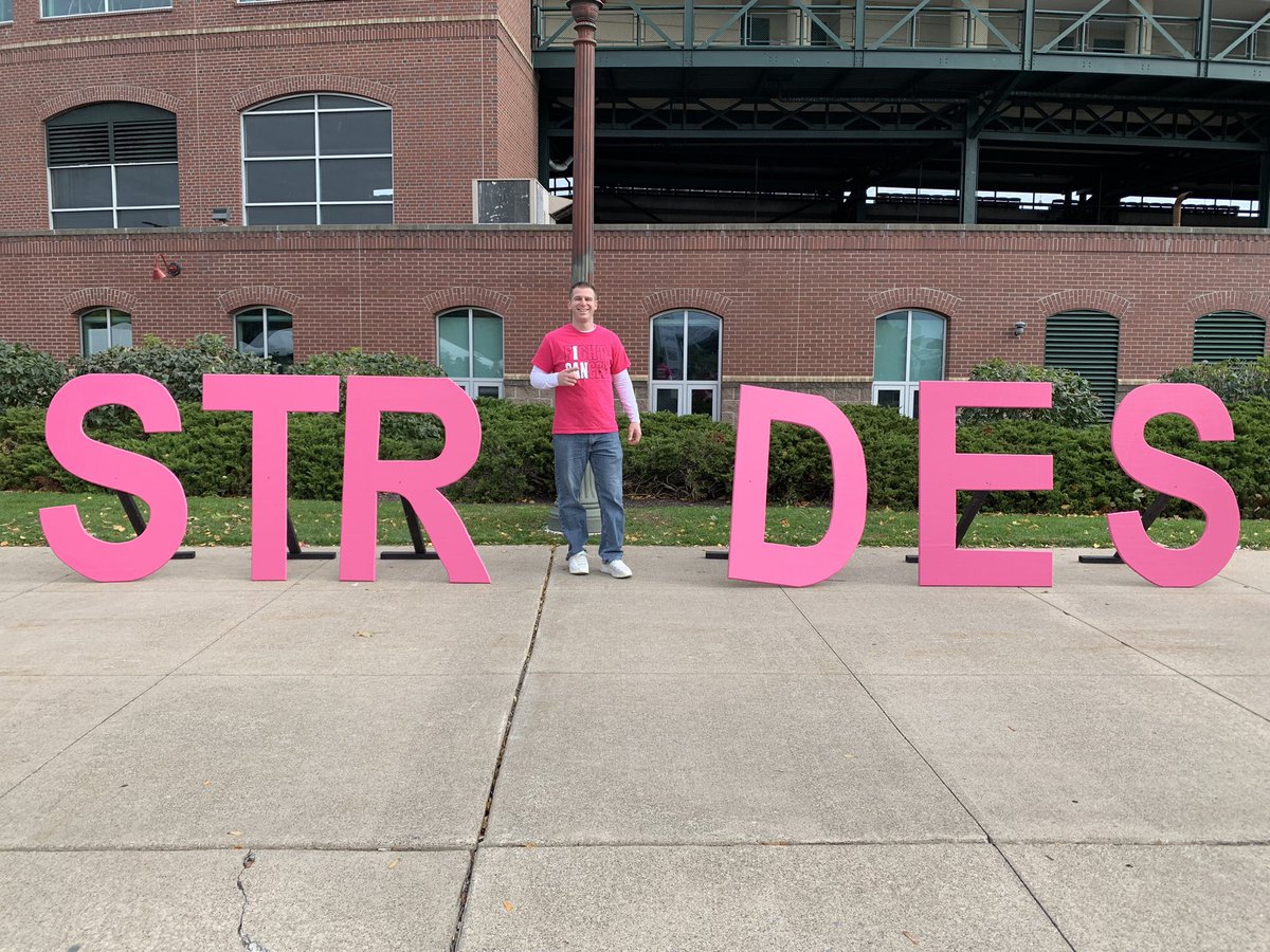 DavidRussellEdu's tweet photo. Had a great time at the breast cancer awareness walk with colleagues from @LeRoy_Knights and @LeRoyWSS in @CityRochesterNY today!! #makingstridesrochester #makingstrideswalk https://t.co/rpywxKkDry