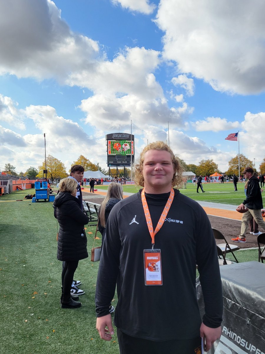 Had a great time <a href="/BG_Football/">BGSU Football</a> thank you <a href="/CoachBayer_/">Alex Bayer</a> for the invite I look forward to coming back <a href="/HKA_Tanalski/">Adam</a>