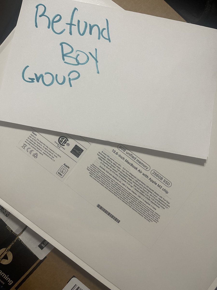 RefundBoyGroup's tweet image. Amazon refund $1.3K