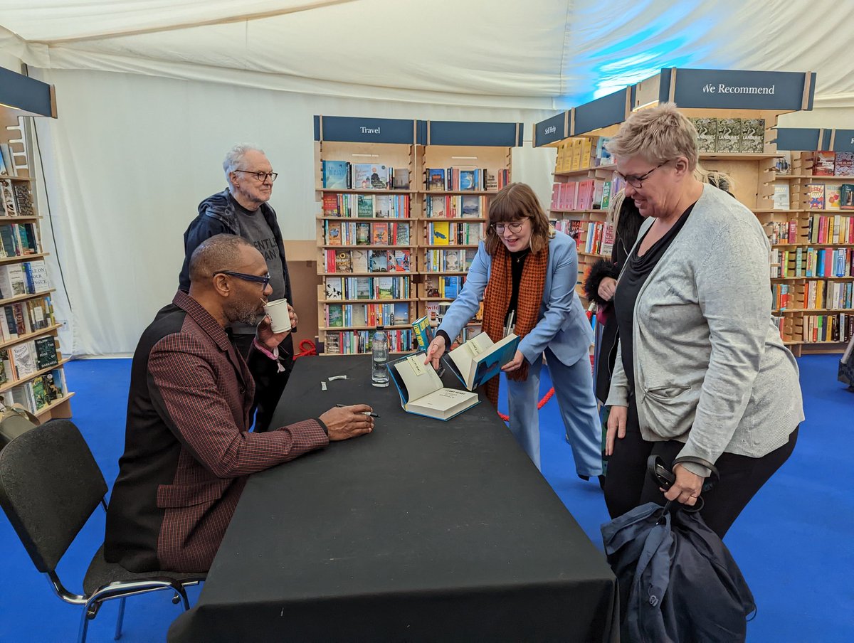 So in awe of <a href="/LennyHenry/">Lenny Henry</a> that you curtsey
#CheltLitFest