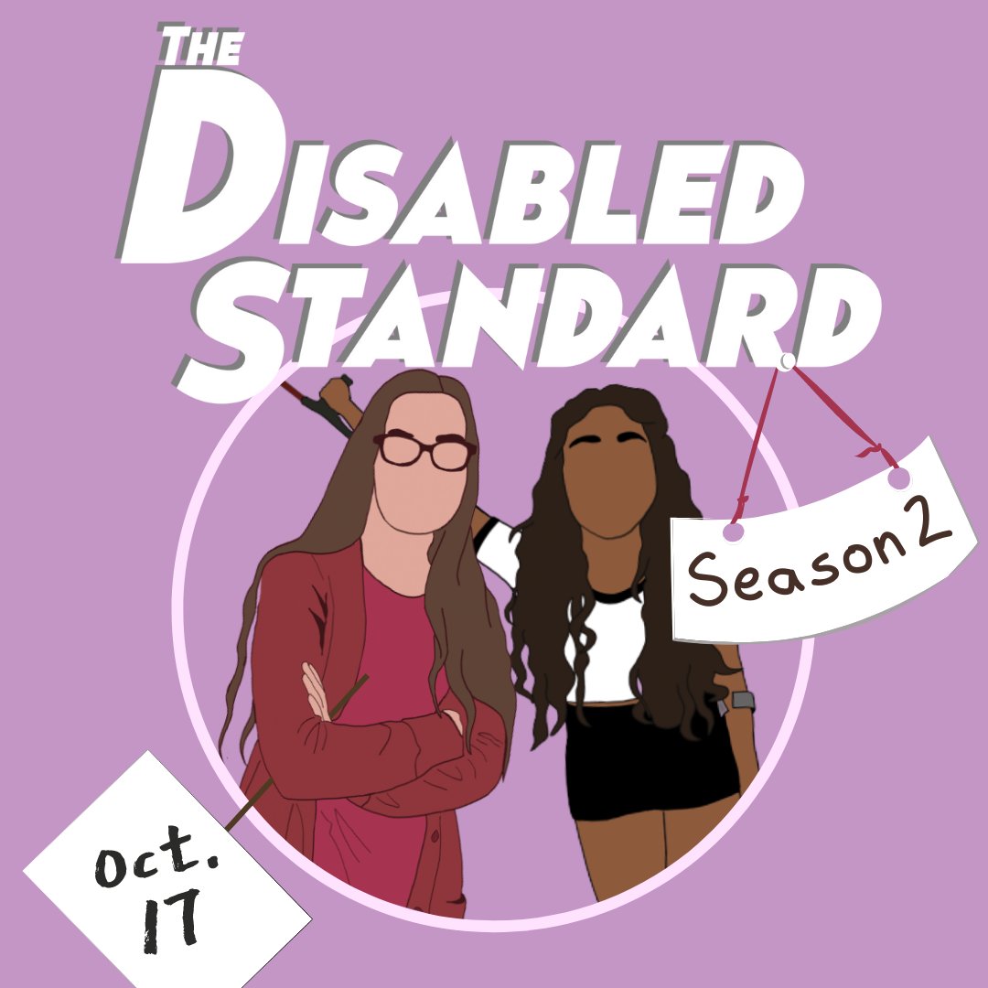 disabledspod's tweet photo. The Disabled Standard will be back with season 2 tomorrow, October 17!

You can listen on Spotify, Apple, Google, Amazon Music, and Anchor. New episodes Mondays. 

See you tomorrow! Our first topic of the season is a long time coming😊 https://t.co/kSZqXp3Oto