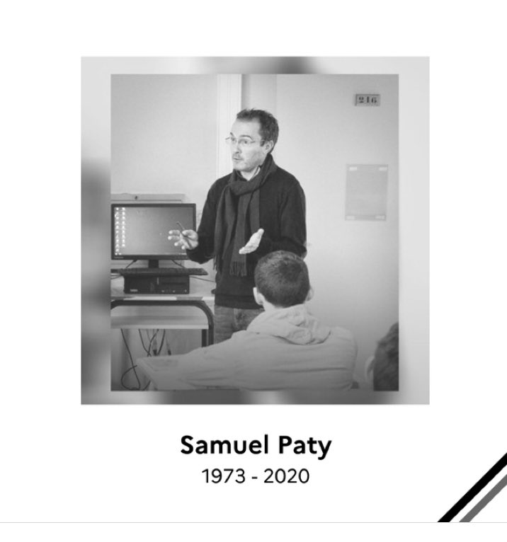 IChedaneau's tweet photo. Rappelons nous Samuel Paty, lâchement assassiné il y a deux ans. Défendons toujours la laïcité. https://t.co/TuOF4SaBmv