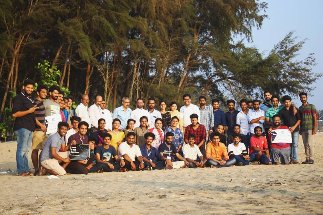 beachhackathon's tweet image. Team behind the great event.

#BeachHack #ChristCollegeOfEngineering  @CODe_cce