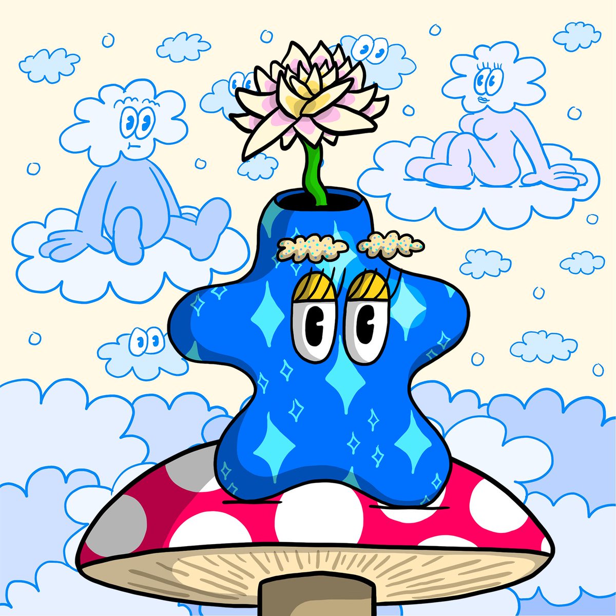 Happy Sunday ☀️ 

Putting a few finishing touches on our plants in Mellow Park ☁️