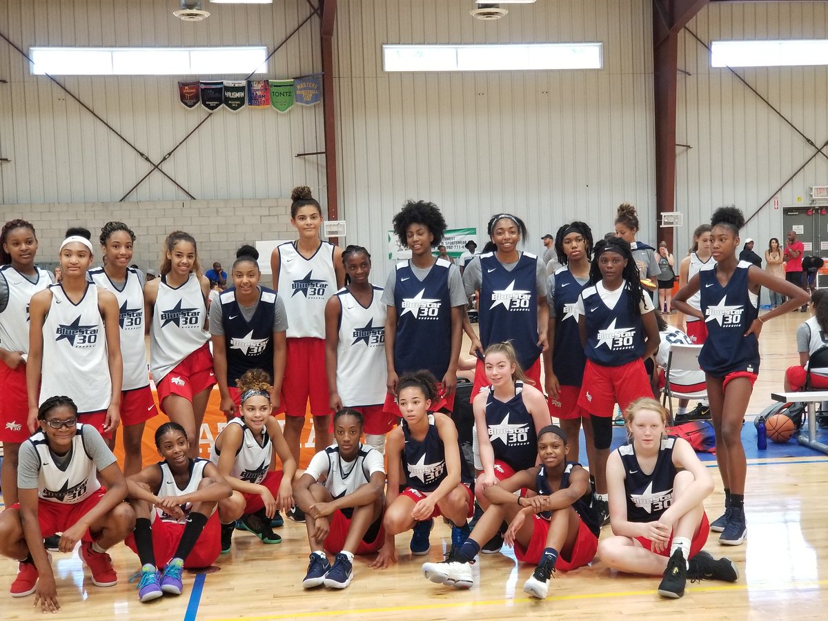 Found this picture in my phone from Kendall's first year at @BlueStar30s she was in 7th grade. How many 🐐's can you name in this picture? This should be fun.