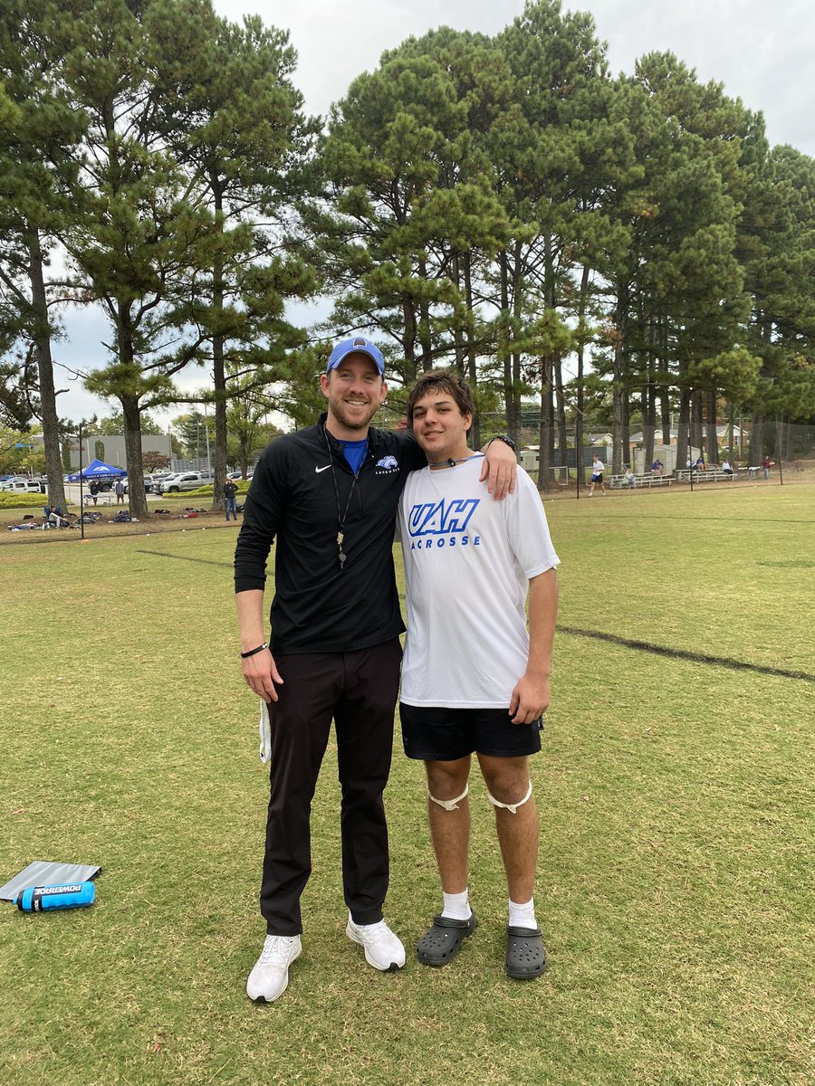 Had a great time at the UAH lacrosse prospect day! @CoachDoyle_UAH <a href="/UAH_MLAX/">UAH Men's Lacrosse</a>