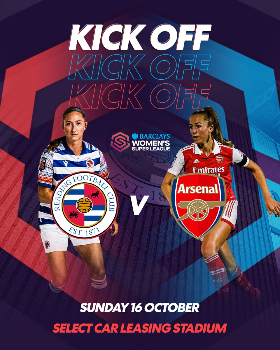 The final #BarclaysWSL game of the day! 🤩 @ReadingFCWomen 🆚 @ArsenalWFC Watch all the action live on @SkySports 📺