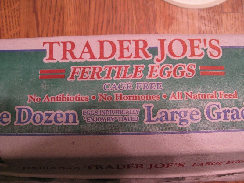 makbien's tweet photo. me to my bf: did you know that trader joe’s sells fertilized eggs?

him: oh what, you mean like human ones?

bffr. https://t.co/TJFAeCePmN