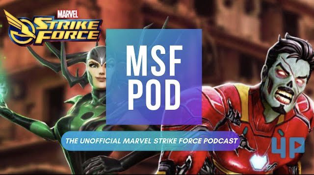 4Playluke's tweet photo. Episode 89 of the #MSFPOD is available wherever you get your podcasts! 

This week: ZOMBIE IRON MAN KIT, HELA REWORK SPIDERMAN NOIR EVENT!

Video: https://t.co/pGuKlHWR8J

If you love MSF - give us a go! 

Apple: https://t.co/9IjoDG5eBh

#MSF #MSFPOD #MarvelStrikeForce https://t.co/niQFsQVm2k