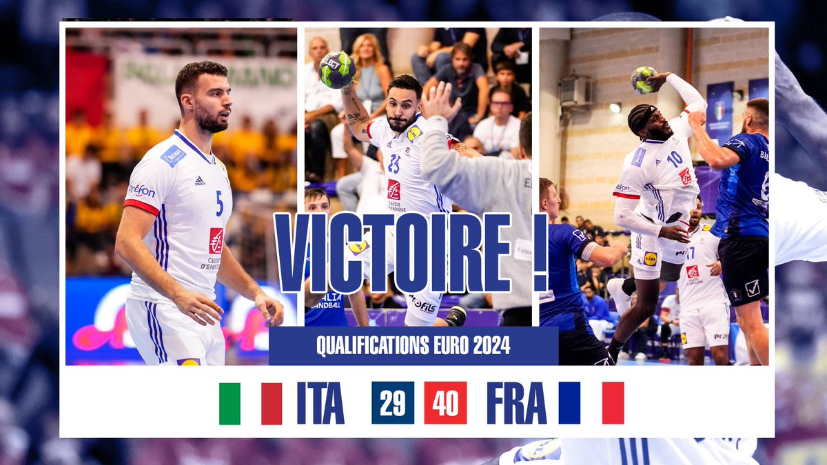 Prefon_Asso's tweet photo. 🔥Victoire de l’Equipe de France ! Les Bleus s’imposent face à l’Italie dans ce dernier match de l’année.
Une belle victoire qui place les joueurs de Guillaume Gille en tête de leur poule ! Bravo les Bleus ! 👊
#Prefonhand #Beleuetfier #engagement #FRAITA https://t.co/tuKZbtqecb