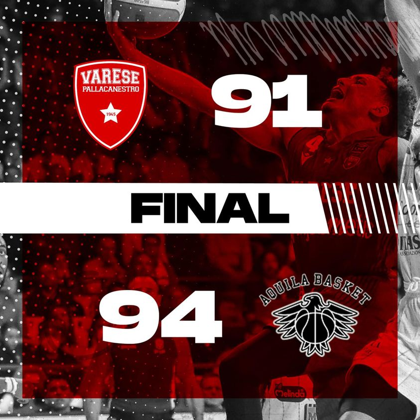 PallVarese's tweet image. Dopo una gara equilibrata, #Trento trova la bomba sulla sirena che le consegna la vittoria 😶
#VarTre #NoiSiamoVarese