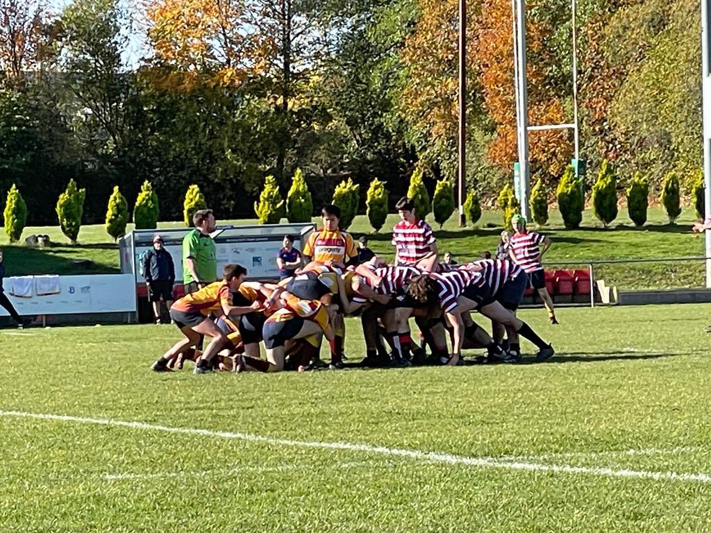 MiniGriffs's tweet image. Thanks to our visitors Sandal  @MiniRufc for the fantastic colts’ game today as part of the @YRFUAgeGrade colts’ league ❤️🤍💙🏉🏉 #WearTheGriff #BeTheGriff