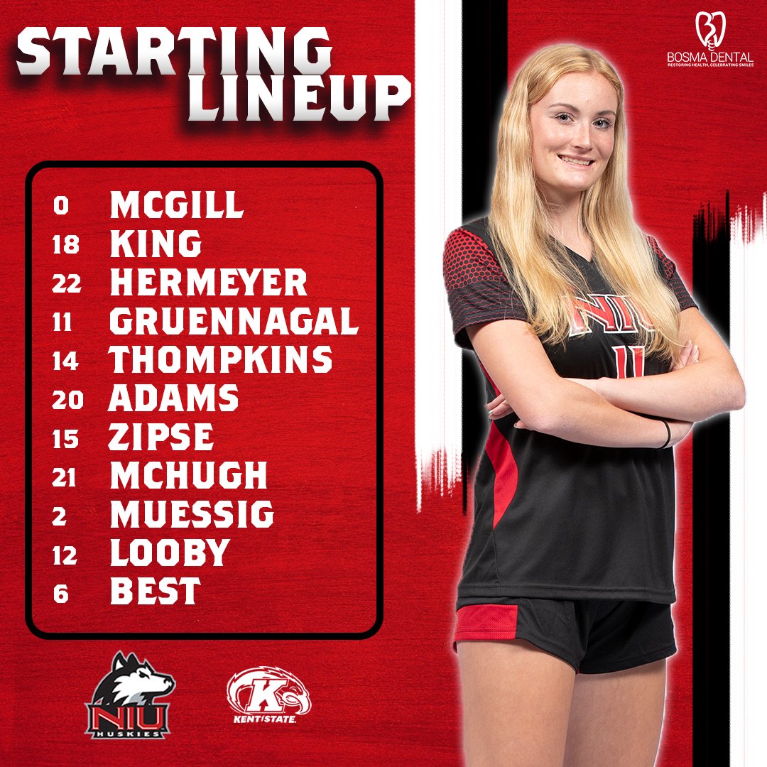 NIUWomensSoccer's tweet image. Here is today's Huskie Starting Lineup against Kent State.

📺: bit.ly/3Vxw3IM
📈: bit.ly/2WjpBuV

#NIUWSoccer | #NewFoundations