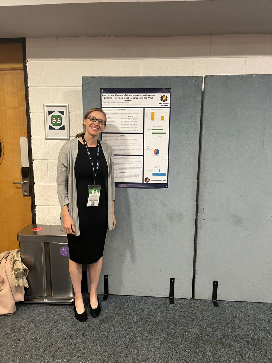 wmcareteam's tweet photo. Well done to Heather Walker for winning the poster competition @TraumaCareUK Great work Heather. https://t.co/TsVgQnjch5