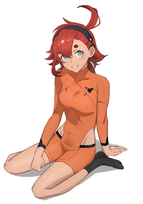 スレッタちゃんのインナースーツ姿…!!!!#水星の魔女 #G_Wichi 