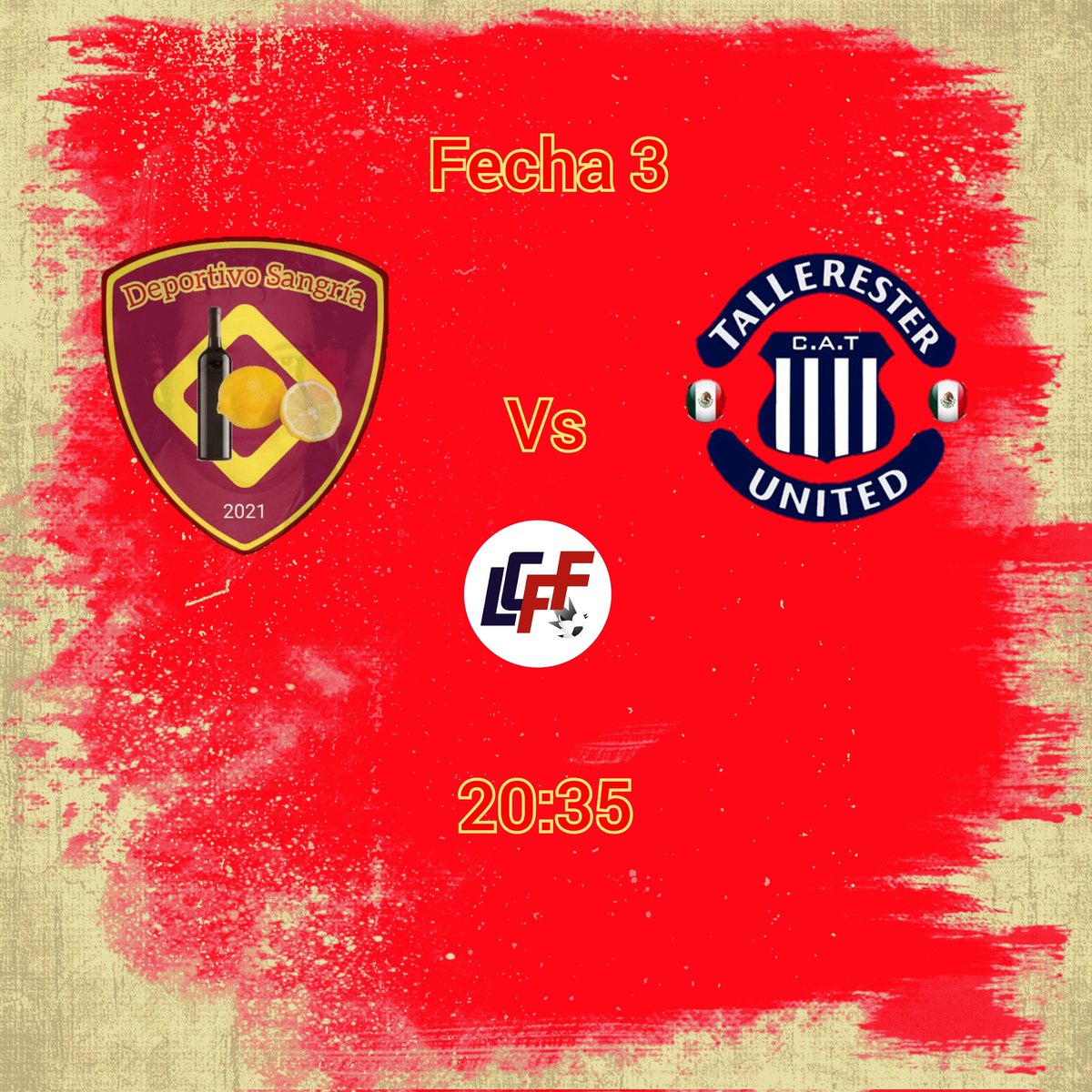 Hoy juega el #Vinotinto
Fecha 3️⃣
🆚️ <a href="/TalleresterUtd/">Tallerester United</a> 
🕜 20:35
📺 twitch.tv/ligacordobesaff