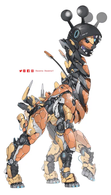Pokemon x MechaFarigiraf 