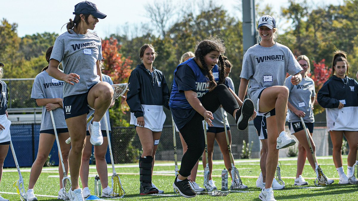 WU_Bulldogs's tweet photo. #SundayFunday for both #WULAX teams, spending their morning with Endless Sports!

@Wingate_WLax | @WingateLacrosse 

#OneDog https://t.co/aA06gr7DOA