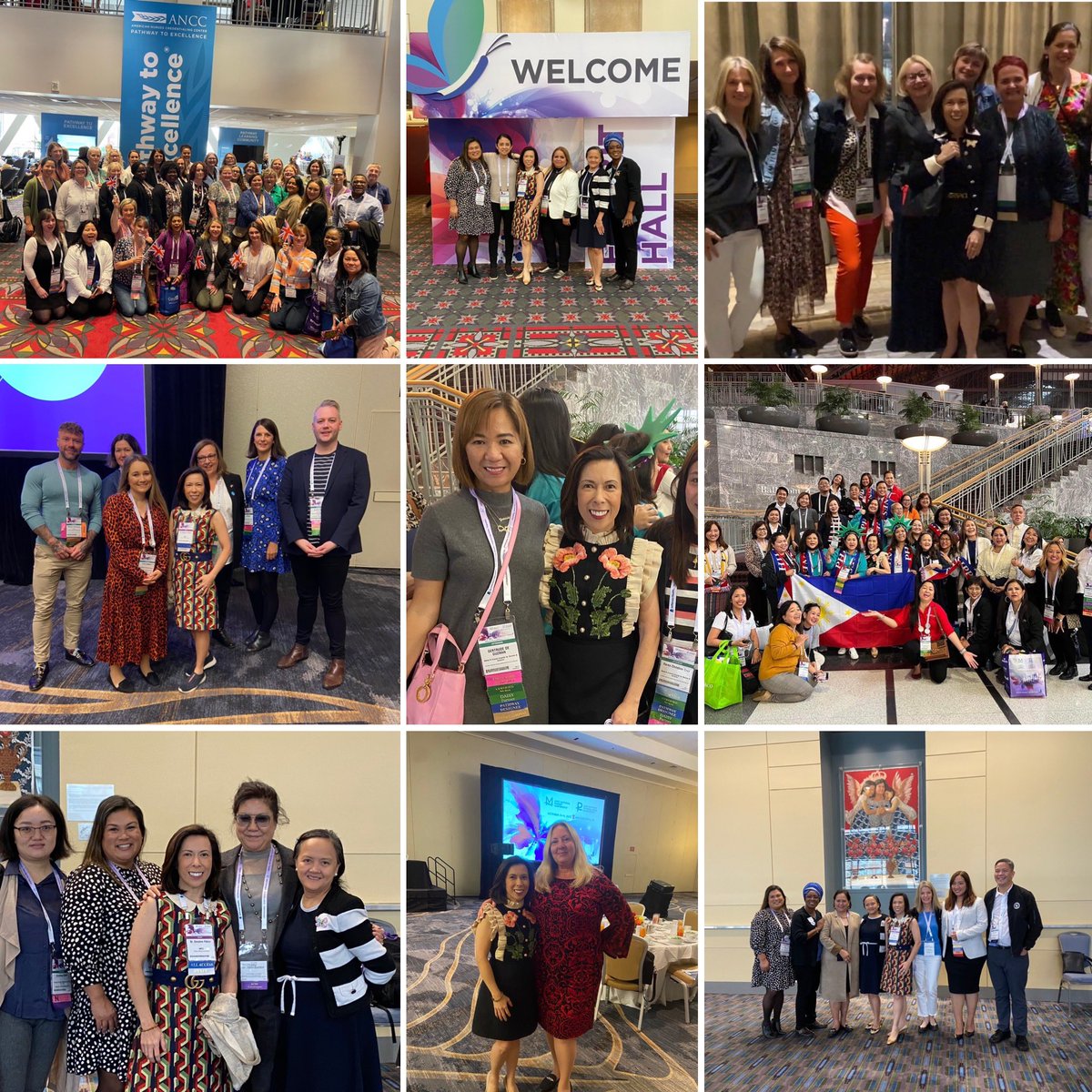 Connecting with attendees from 26 different countries who share our passion for #nursingexcellence  and creating positive practice
environments 💙💚
#ANCCPathway #ANCCMagnet