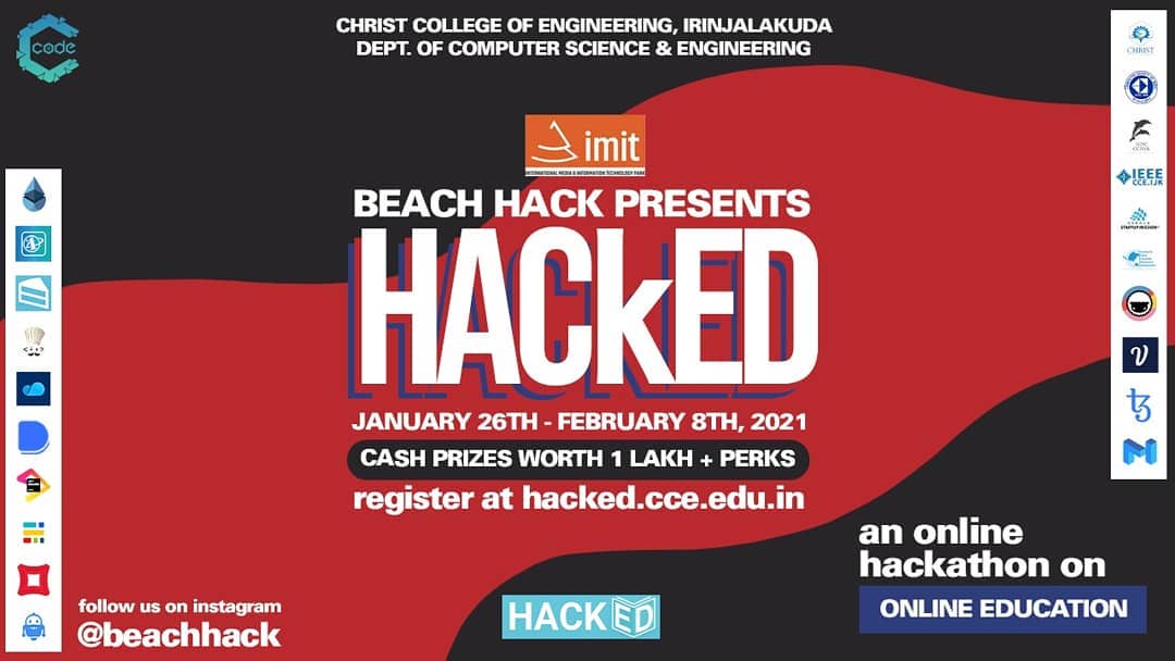 beachhackathon's tweet image. Beach Hack presents HackEd ✨

#HackEd #BH3 #BeachHack @CODe_cce