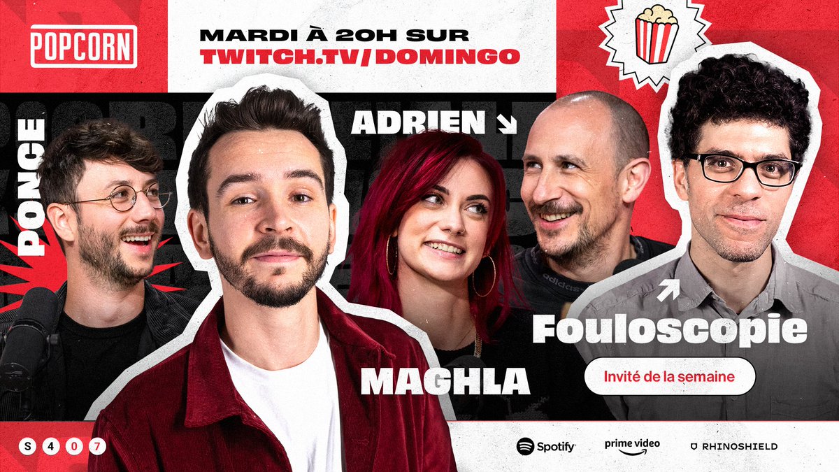 PopcornTalkshow's tweet photo. Vous prendrez bien un peu de sciences du comportement ? Le Youtubeur et chercheur Fouloscopie complètera notre beau plateau de chroniqueurs mardi soir ! https://t.co/vawf68L1Yd