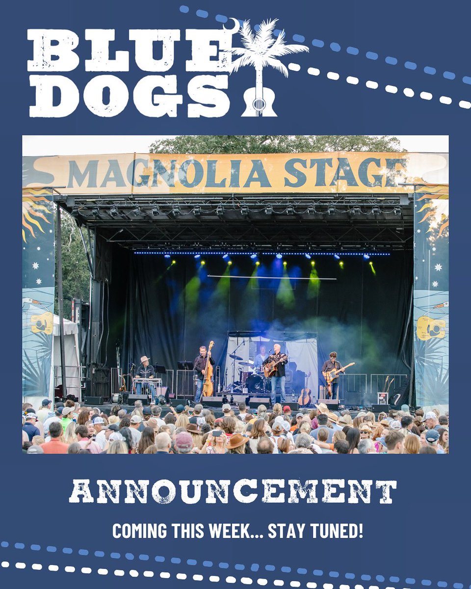 We’re making an announcement this week! Want to be the first to know? Sign up for our mailing list at bluedogs.com now.