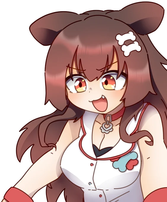 透過+白抜き覚醒カットインぽいころさん#できたてころね 