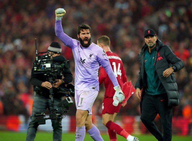 StatATM's tweet photo. No Goalkeeper in Premier League history has more Goal Involvements than Alisson Becker (1G+4A). 

#LFC https://t.co/fnqfs4WZQC