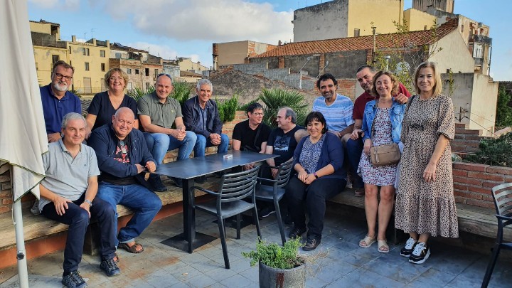 ttubio's tweet photo. Trobada de seus #wmcp a casa dels amics d la @vilaniuada. Cap de setmana a @Valls de bones sensacions i futur molt optimista pel projecte.
@EquipLaceNet @EETAC_UPC @CRP_AltCamp @rbarlam @ttubio @RoyoDolors @juanfratic @XSalat @jbartolig @MCandelaRibera @AnnaCasamitjana GRÀCIES🥰 https://t.co/kiYkUqyNFc