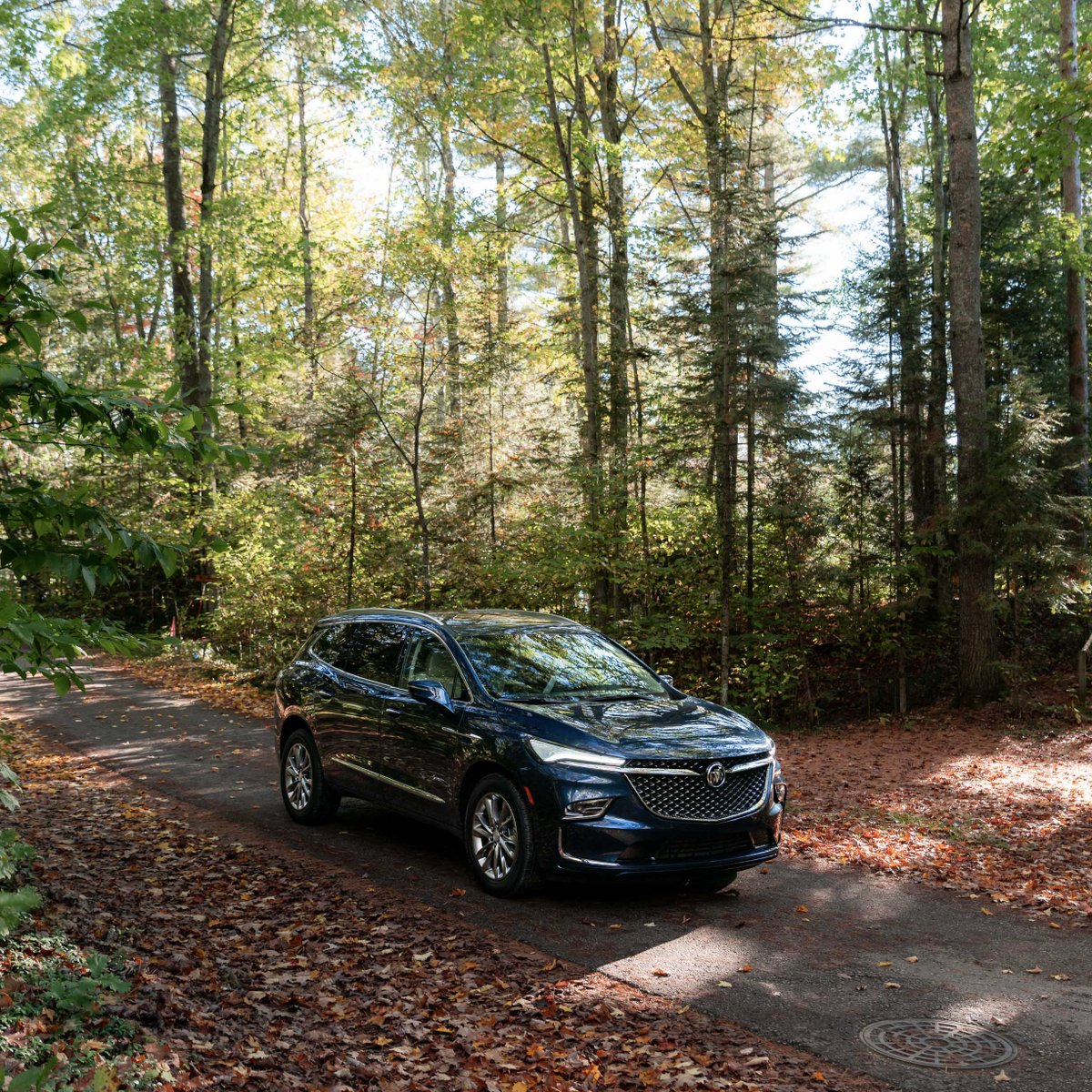 There’s nothing more Fall than the sound of leaves crunching beneath tires. 

#BuickEnclave #Avenir