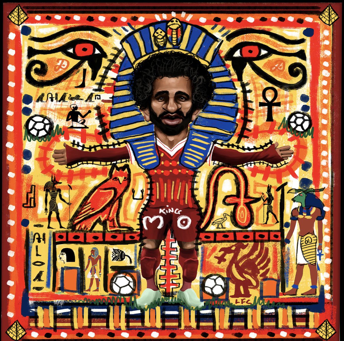 “King Mo” (from 2018) 🇪🇬 #mosalah