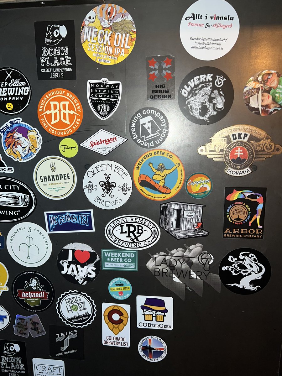 kmpataky's tweet photo. Playing ambassador from the US to #Iceland I dropped off a Very Hazy from @TreeHouseBrewCo  for the owner of @olverkbrewpub today. Enjoyed some great pizza and beer there today while on vacation. https://t.co/twbv6M5tlG