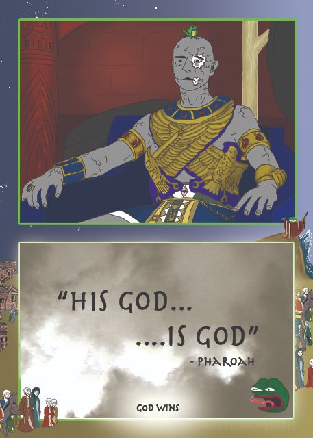 JT256_'s tweet photo. Congrats to @PHodl17 6th full set holder 11/11 of the "Let My People Go" series a Pepe as Moses story.
All full set holders get a airdrop bonus HISGODISGOD 55 low issuance card while supplies last.
#BITCOIN #Counterparty #RarePepe #nftart #pepenft #17art.io https://t.co/oIHqvDiEGZ