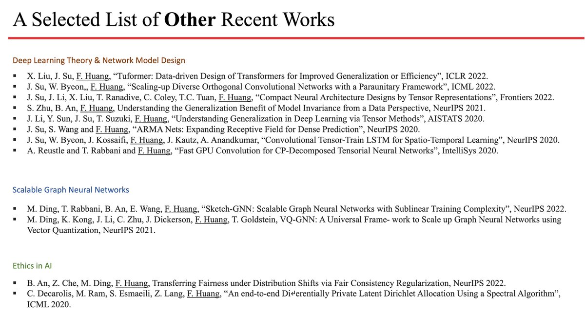 furongh's tweet photo. [1/n] Please check out my talk on "Trustworthy Machine Learning  in Complex Environments" https://t.co/iSCBpnS9zd which includes our recent efforts on making ML distributionally robust, adversarially robust, generalizable, efficient and ethical in interactive decision-making. https://t.co/WAP0RN2vTk