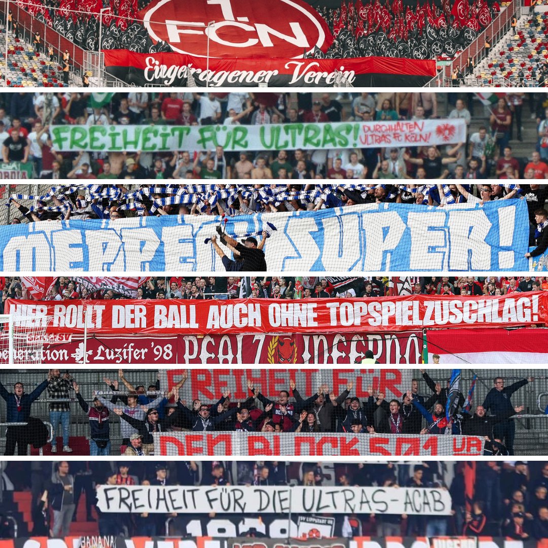 FasziFankurve's tweet photo. Am Sonntagabend haben wir weitere Fanfotos für euch hochgeladen. Neu dabei sind u.a. die Partien #FCISVM, #KOEFCA, #FCKSSV, #KSVFCH & #F95FCN: https://t.co/YnySRCA09U https://t.co/LTrJ302jj3