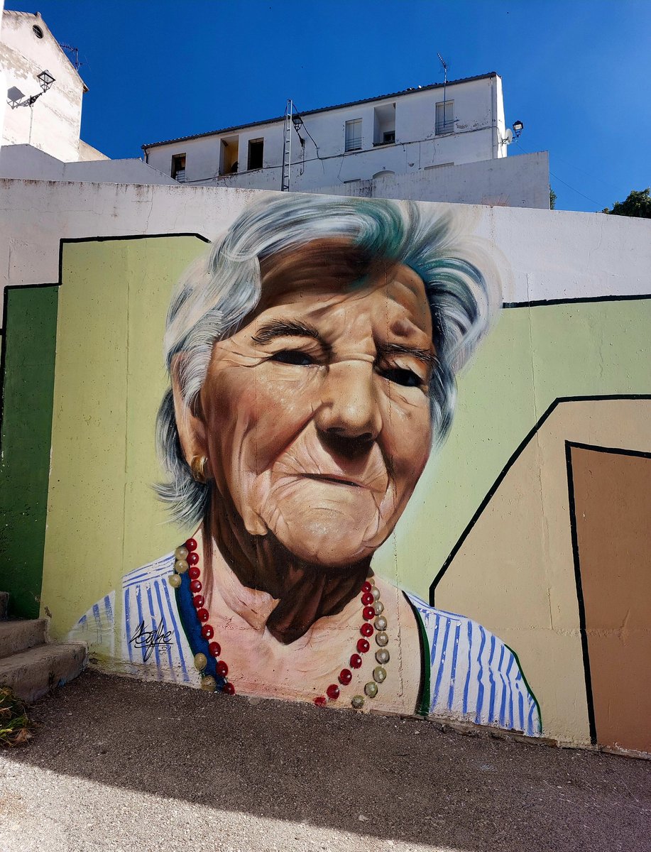 MolinaStreetArt's tweet photo. Art by Spanish Sake Ink in Baena, Spain (2021) #sakeink #fiosilva #baenastreetart #streetart #lamolinastreetart 📷 by me. https://t.co/44UwRlNIRb