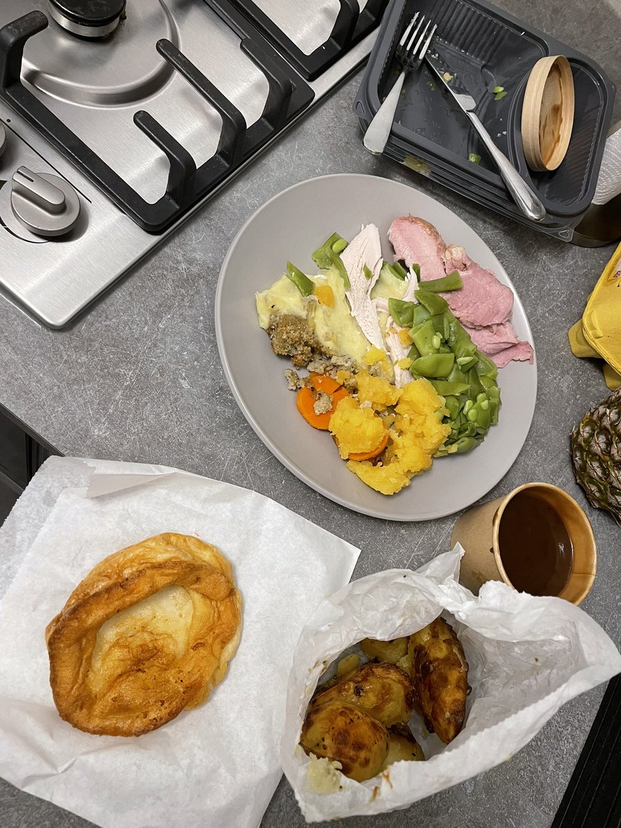 martinburr's tweet photo. @tobycarvery It’s arrived just under 2hrs after order! And they gave me this! I asked for stuffing! https://t.co/j39lQqA6L1