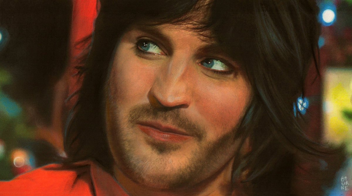 Noel. Pastel and Polychromos pencil on Bristol board. @noelfielding11