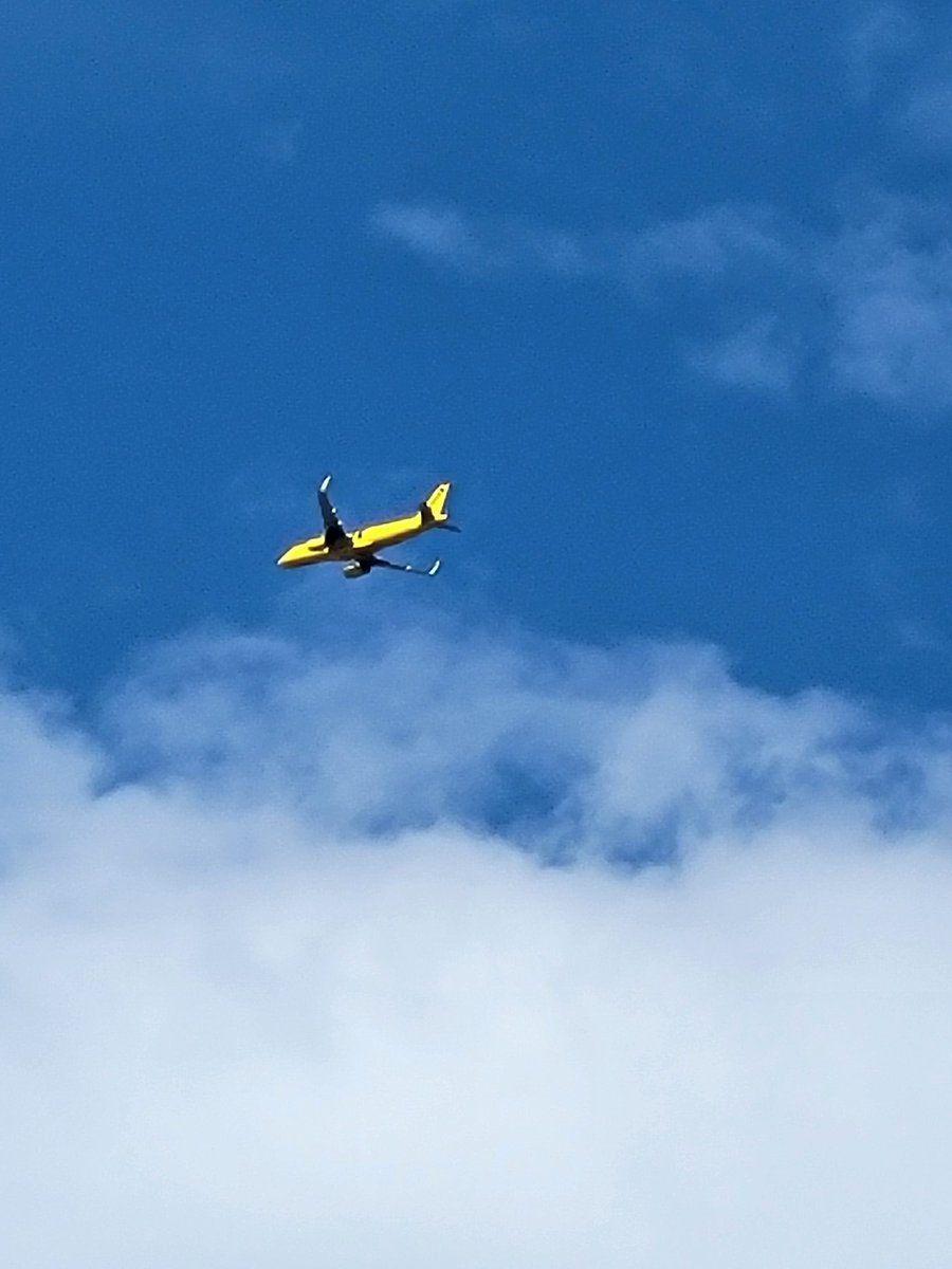 AirlineArchives's tweet photo. Spirit airlines plane spotting from my house.heading to @columbusairport https://t.co/9BlkvUT0Xk