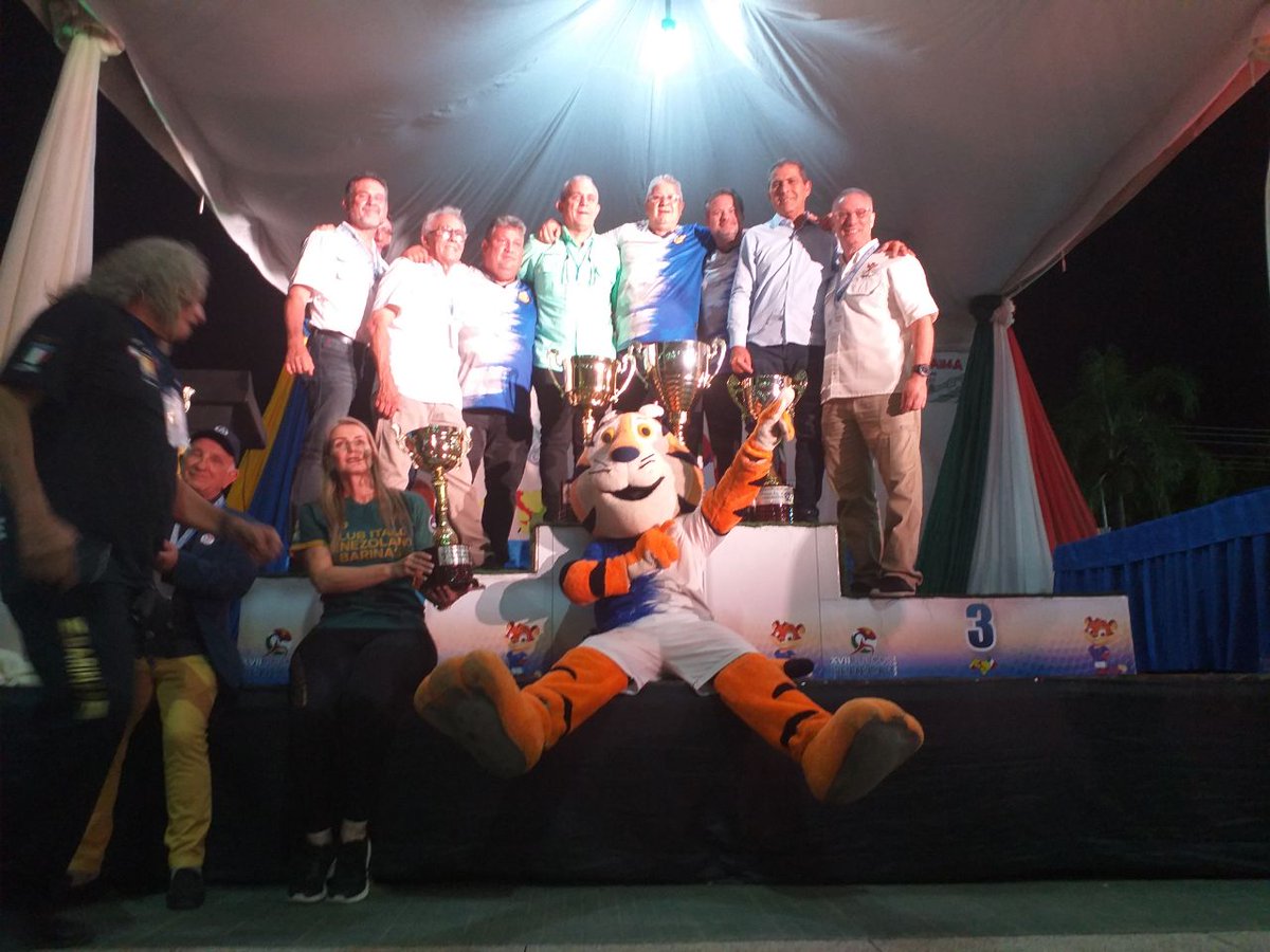 Felicitaciones a Casa D'Italia Maracay por Titularse en la XVII Edición de los Juegos FEDECIV, así como nuestro reconocimiento y felicitaciones a la Directiva FEDECIV y los Comités Organizadores de Valencia y Maracay por el nivel organizativo desplegado en los juegos 👍👏🇻🇪❤️🇮🇹