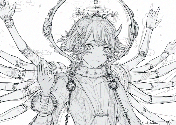 ぼちぼち描いてた子 じっくり向き合います 