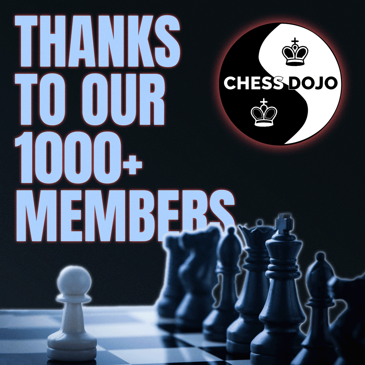 chessdojo's tweet photo. The Dojo Training Program has just surpassed 1000 active members! 🎉

Thanks to everyone for their continued support! 🙏

If you haven't yet joined, now's the time! 👟
https://t.co/jQgHQaskrB https://t.co/6WtCvscItx